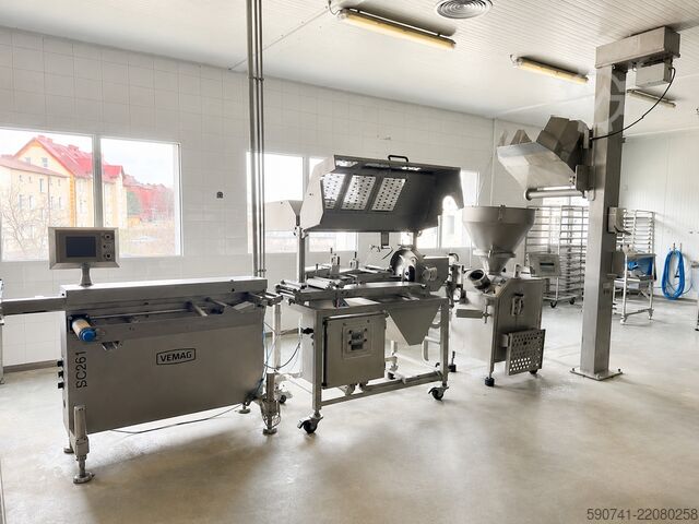 Complete hamburger production line Vemag Roobot 500 + FM250 + SC261