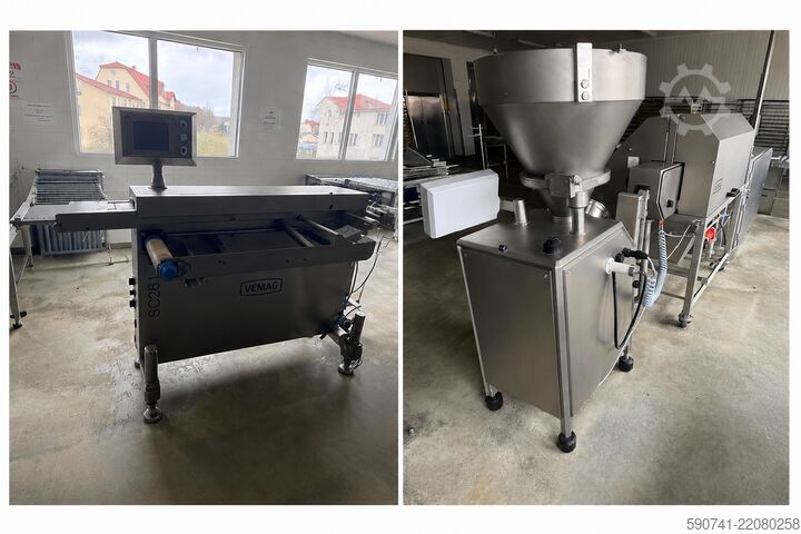 Complete hamburger production line Vemag Roobot 500 + FM250 + SC261