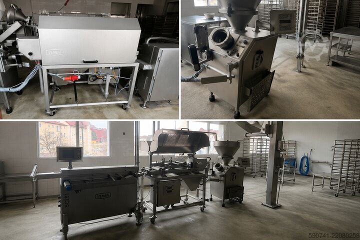 Complete hamburger production line Vemag Roobot 500 + FM250 + SC261