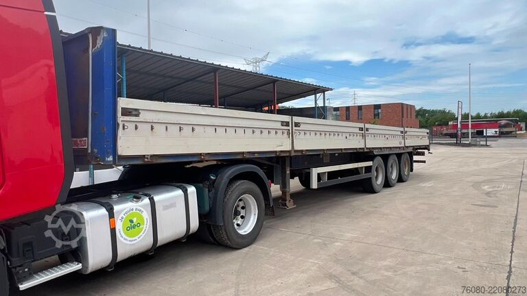 Plattformanhänger Van Hool 3B0073 (ALU SIDEBORDS / DRUM BRAKES / FREINS TA...