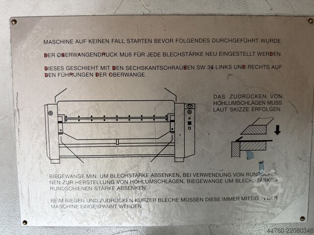 Schwenkbiegemaschine Schechtl MAX 200