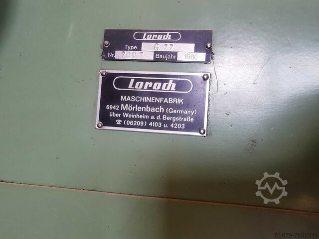 Gatter Sägeblatt Schärfmaschine Loroch G77