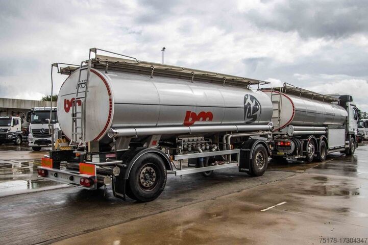 Tanker MERCEDES ACTROS 2544-MP3+MAGYAR-INOX-18.200L+6COMP