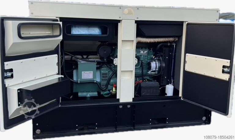 Emergency generator Newpower Generator Notstromaggregat NWK33 + Stromaggregat Sonderschallschutz