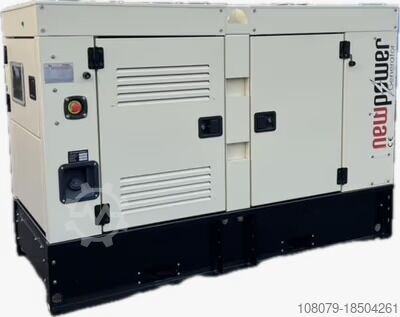 Emergency generator Newpower Generator Notstromaggregat NWK33 + Stromaggregat Sonderschallschutz