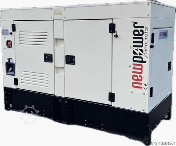 Emergency generator Newpower Generator Notstromaggregat NWK33 + Stromaggregat Sonderschallschutz