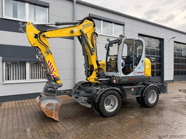 Mobile excavator WACKER Neuson EW100 Mobil VOLL Allradlenkung Powertilt