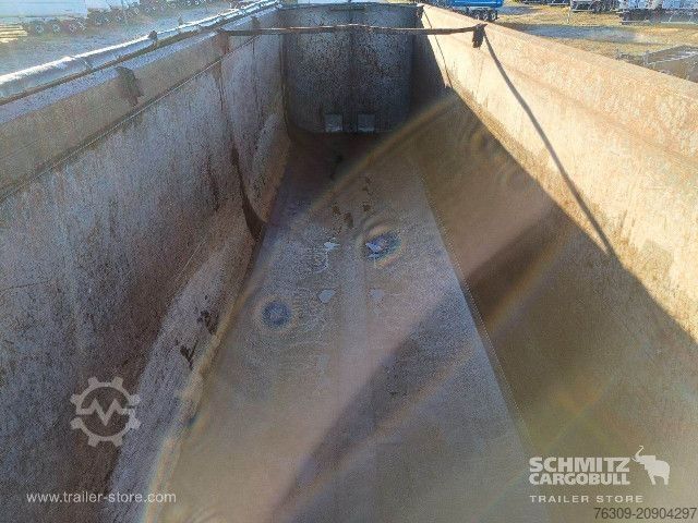 Tipper semitrailer Schmitz Cargobull Kipper Stahlrundmulde 51m³