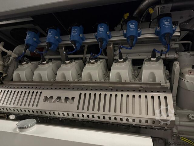 Wenig genutzte MAN Rollo 500kW, 50Hz, 415V BHKW-Anlage MAN ROLLO E3262 L232