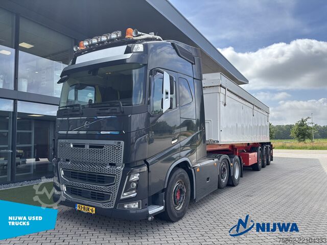 Standard-SZM Volvo FH16 750 6x2/4 i.c.m. KWB P3 oplegger met Hiab ...