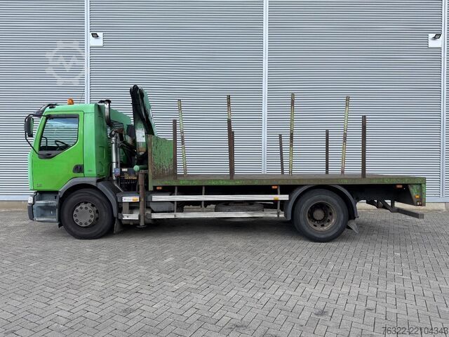 Kranwagen Renault HD260-20 PR OPEN LAADBAK MET HMF853 KRAAN