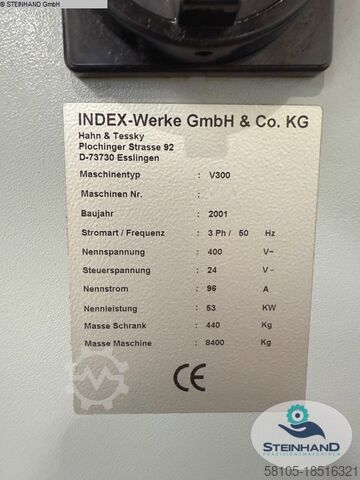 CNC turning and milling center vertical INDEX V300