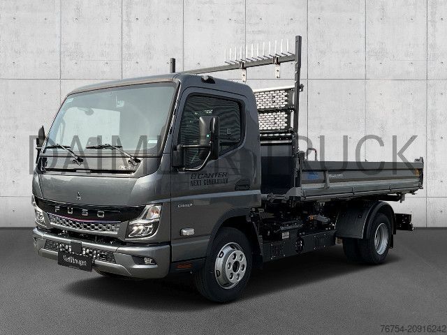 Tipper van FUSO Mitsubishi eCanter 7C18 M-Bat4x2 Meiller Kipper