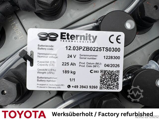 High Lift stacker Toyota SWE 120 L / Akku neu!