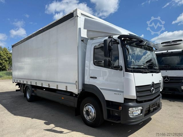 Flatbed truck with tarp MERCEDES-BENZ ATEGO 1527 L Pritsche/Plane 7,40 m*AHK+SCHIEBE