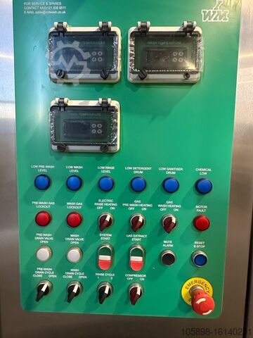 Brand new dolav and tote bin washer IWM Industrial Washing Machines Dolav and tote bin washer