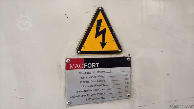 Hydraulic guillotine shear Maqfort 