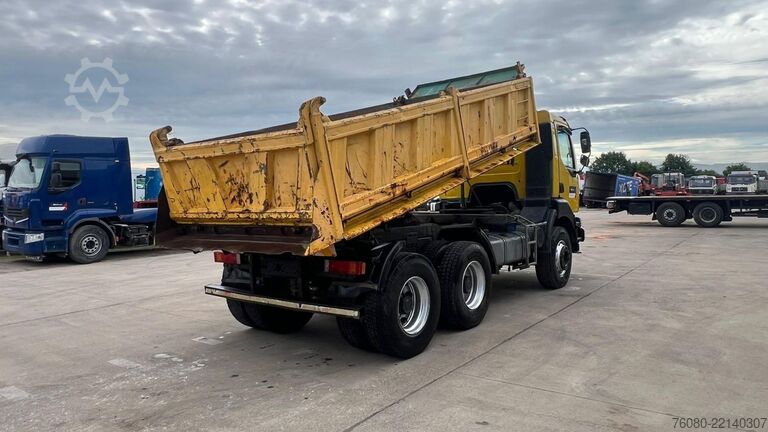 3-way tipper Renault KERAX 340 (POMPE MANUELLE / BOITE MANUELLE / MA...
