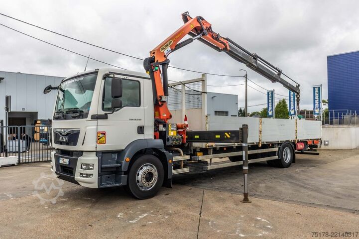Ladepritsche MAN TGM 18.290 BL+PALFINGER 14 T/m+4EXT