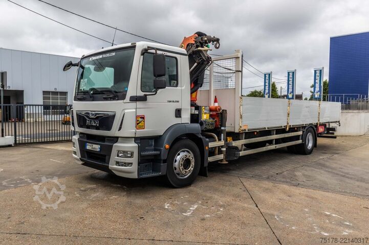 Ladepritsche MAN TGM 18.290 BL+PALFINGER 14 T/m+4EXT