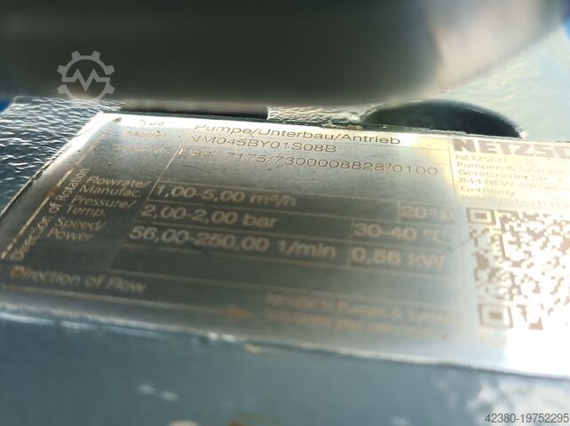 Exzenterschneckenpumpe Netzsch NM038 NM045