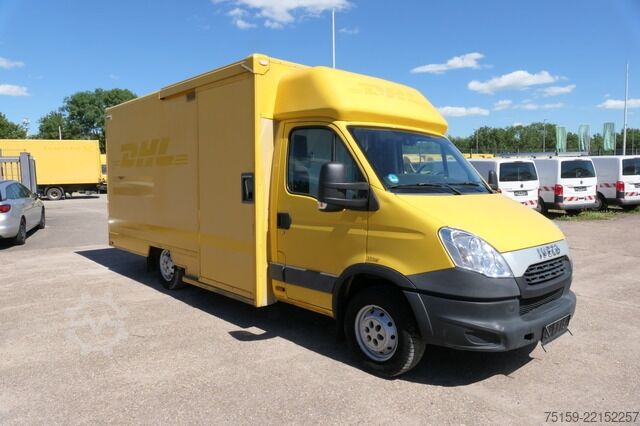 Transporter mit Koffer iveco Daily 35 S11 C30C AUTOMATIK KAMERA Regale LUFT DURCHGANG EURO-5 CoC