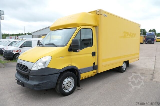 Transporter mit Koffer iveco Daily 35 S11 C30C AUTOMATIK KAMERA Regale LUFT DURCHGANG EURO-5 CoC