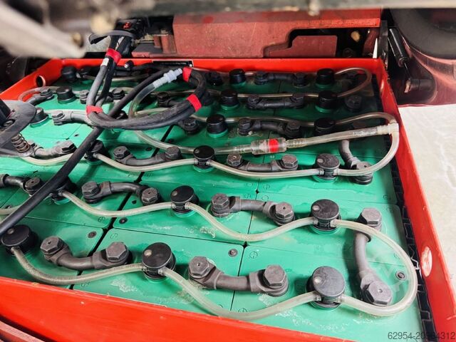 Electric 3-wheel forklift Linde E 16 C-02 Kabine Duplex