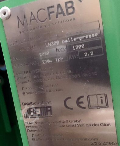 Ballenpresse Meba MacFab LH300