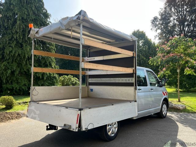 Curtain sider van VOLKSWAGEN T6 PRITSCHE+PLANE DoKa AUTOMATIK KAMERA STANDHZG