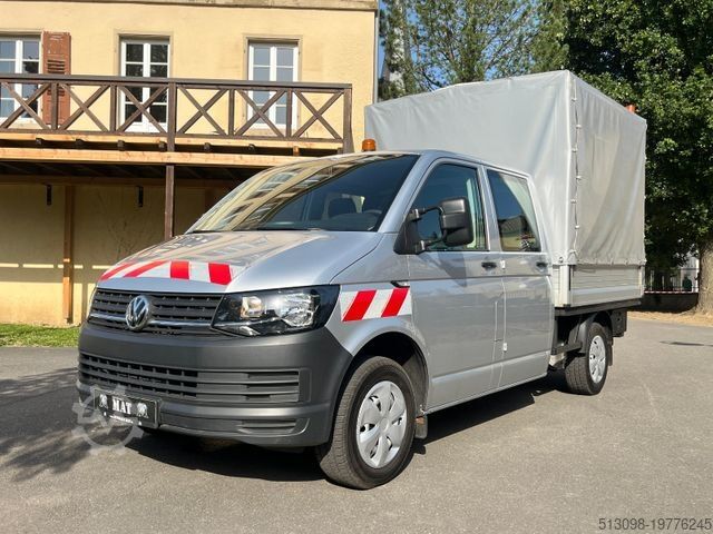 Curtain sider van VOLKSWAGEN T6 PRITSCHE+PLANE DoKa AUTOMATIK KAMERA STANDHZG