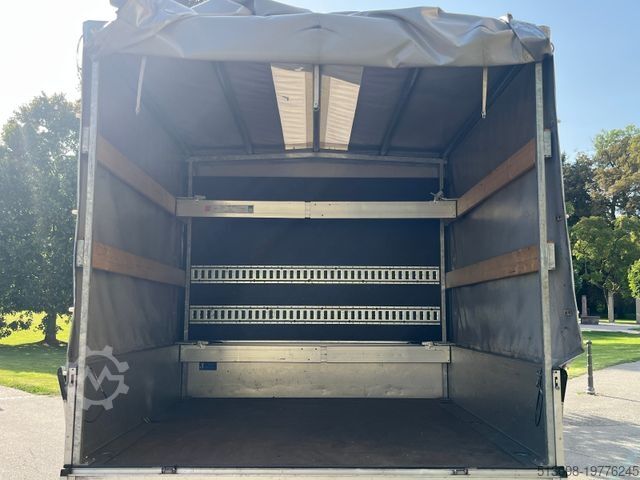 Curtain sider van VOLKSWAGEN T6 PRITSCHE+PLANE DoKa AUTOMATIK KAMERA STANDHZG