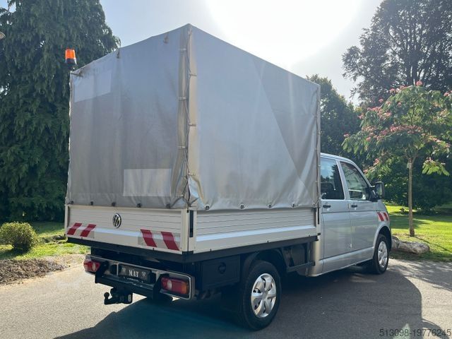 Curtain sider van VOLKSWAGEN T6 PRITSCHE+PLANE DoKa AUTOMATIK KAMERA STANDHZG
