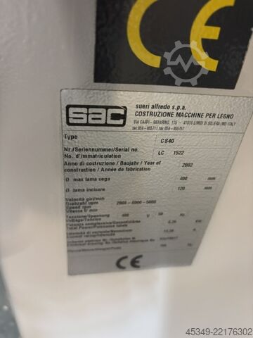 Solid condition / Year of manufacture 2002 SAC CS 40