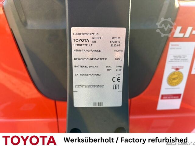 Electric Pallet Truck Toyota LWE 160
