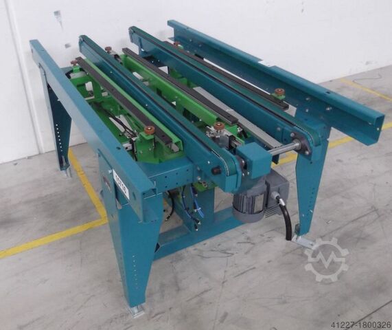 Conveyor belt Grenzebach mit Zentriereinheit