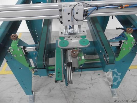 Conveyor belt Grenzebach mit Zentriereinheit