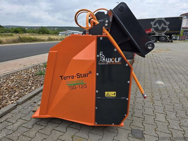 Schaufelseparatoren Wolf Technik für Baumaschinen Terra-Star TSG.123.S104