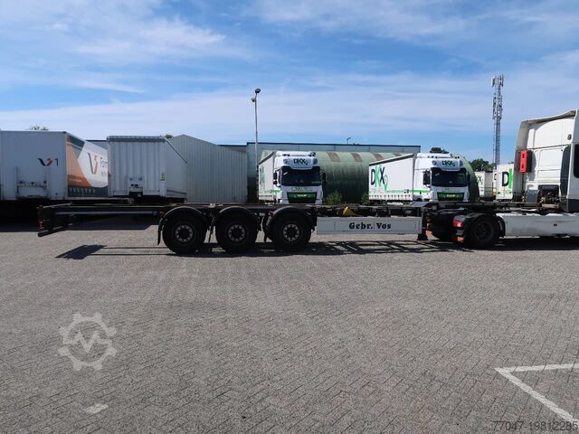 Containertransport Renders FCC, BPW 2x20/40/45 FT, TUV, NL Trailer, TOP!