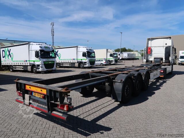 Containertransport Renders FCC, BPW 2x20/40/45 FT, TUV, NL Trailer, TOP!