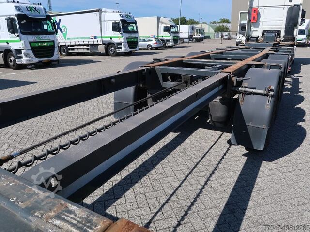 Containertransport Renders FCC, BPW 2x20/40/45 FT, TUV, NL Trailer, TOP!