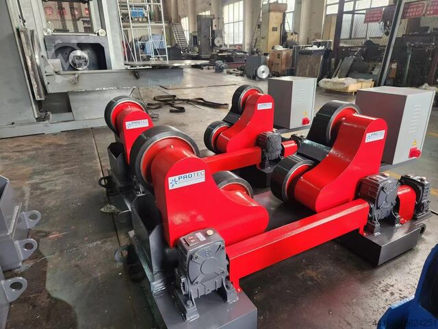 Schweißdrehtisch,Behälterdrehvorrichtung Protec 10 Tonnen, Rollenbock RB 10 000