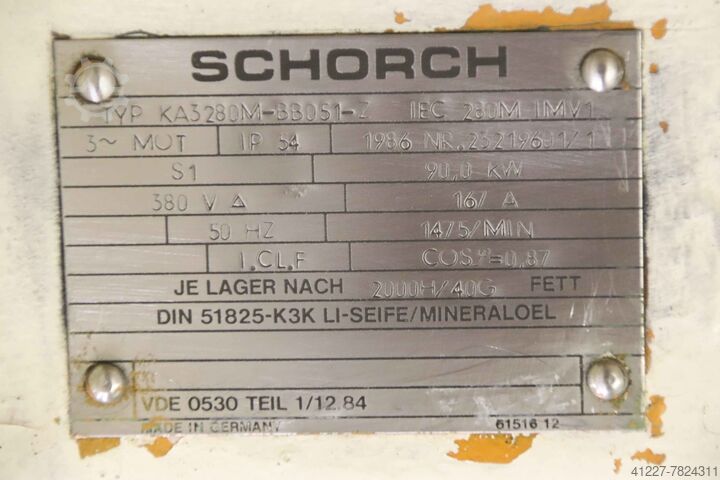 Electric motor 90 kW 1475 rpm Schorch KA3280M-BB051-Z
