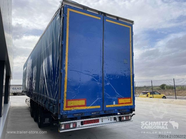 Auflieger mit Pritsche & Plane Berger Curtainsider Mega