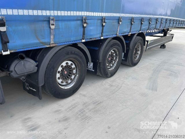 Auflieger mit Pritsche & Plane Berger Curtainsider Mega