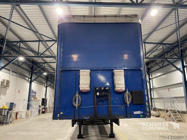 Auflieger mit Pritsche & Plane Berger Curtainsider Mega