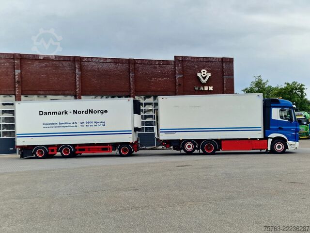 Refrigerated/frozen transport Mercedes-Benz Actros 2553 6x2 - Thermoking frigo - Loadlift +...