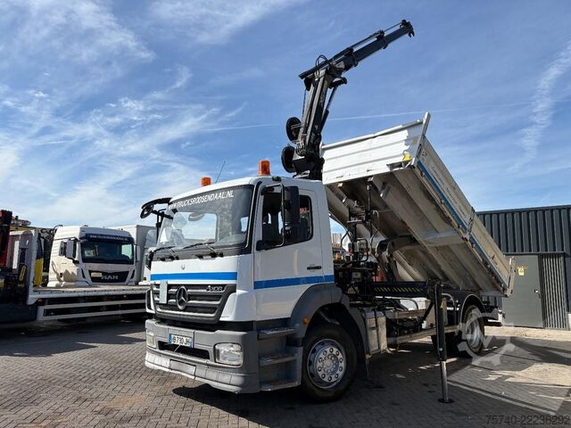 Tipper with crane Mercedes-Benz Axor + HIAB 088 ES -3 HIDUO + TIPPER + EURO 4