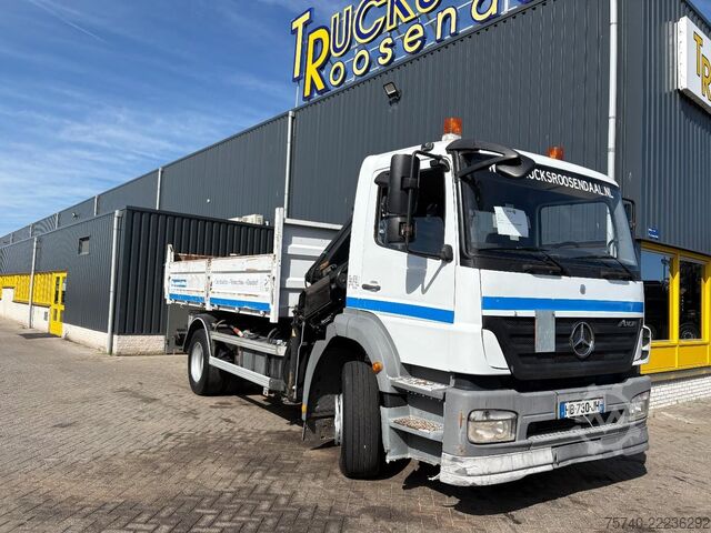 Tipper with crane Mercedes-Benz Axor + HIAB 088 ES -3 HIDUO + TIPPER + EURO 4
