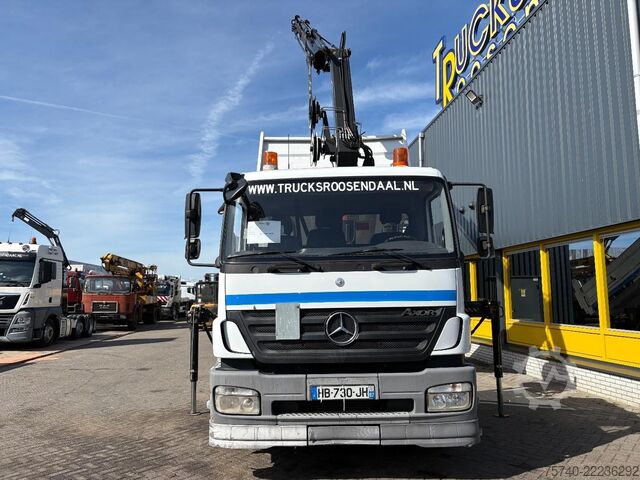 Tipper with crane Mercedes-Benz Axor + HIAB 088 ES -3 HIDUO + TIPPER + EURO 4